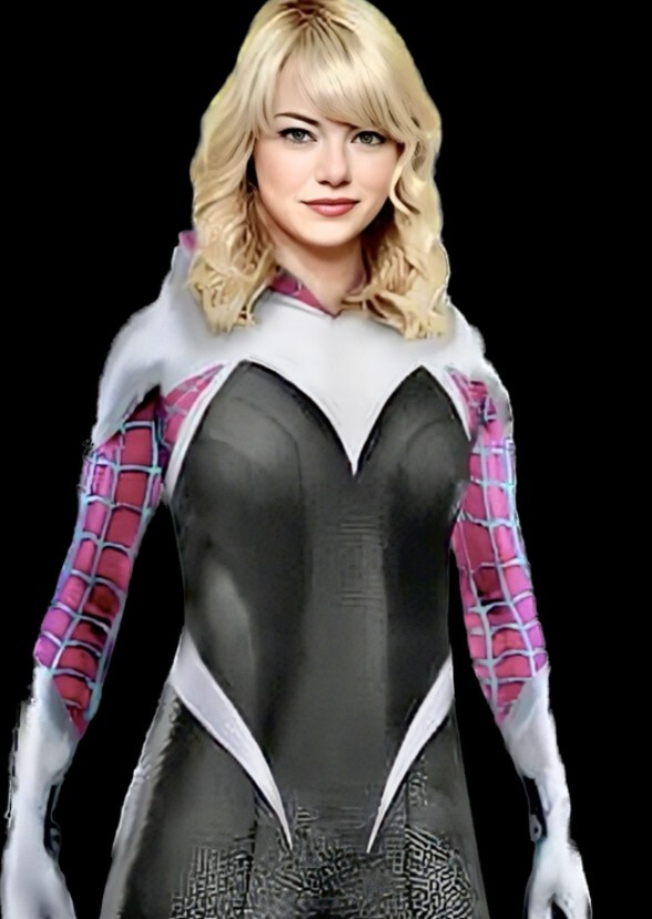 Emma Stone as ghost spider 2099