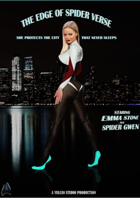 Emma Stone as ghost spider kade