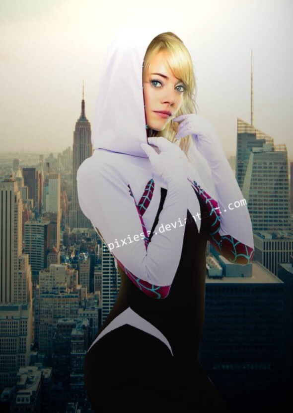 Emma Stone as ghost spider kade