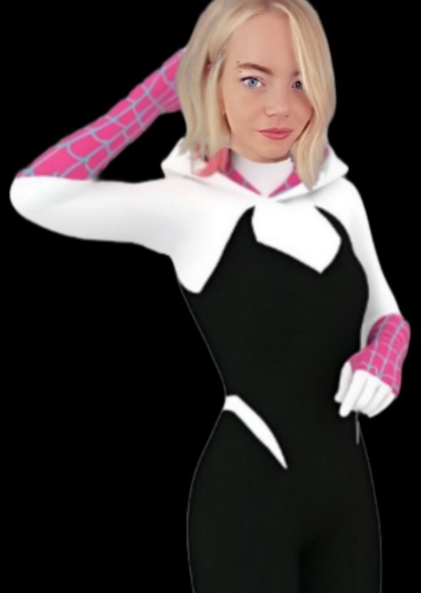 Emma Stone as ghost spider Kat