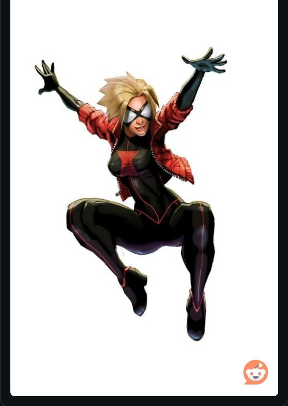 Emma Stone as Jessica Drew clone black widow earth 610.