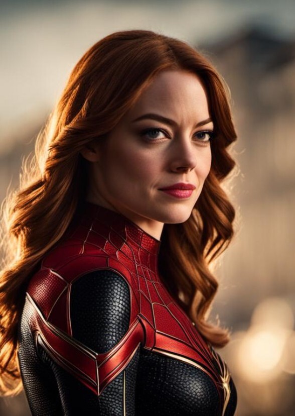 Emma Stone as Scarlet spider Kade