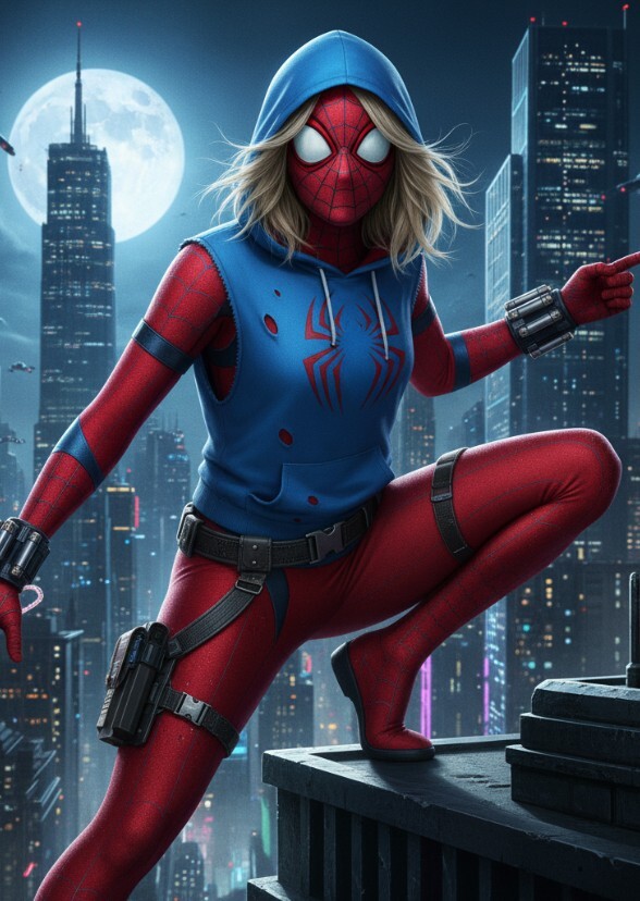 Emma Stone as Scarlett spider Gwen MCU.