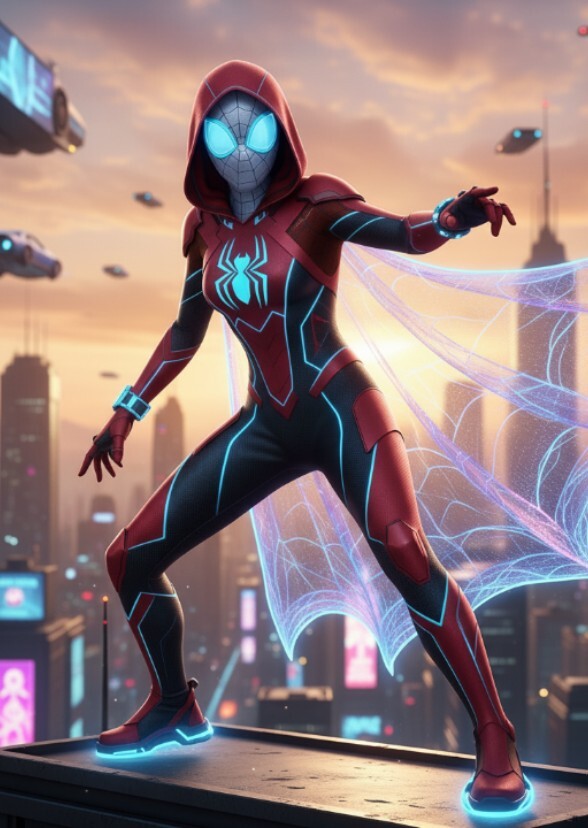 Emma Stone as Scarlett spider Gwen MCU