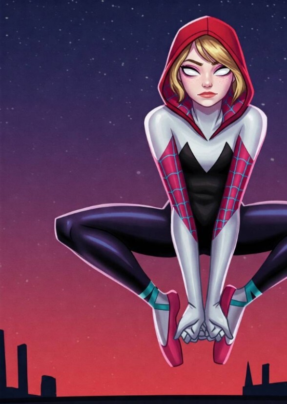 Emma Stone as spectacular as spider Gwen