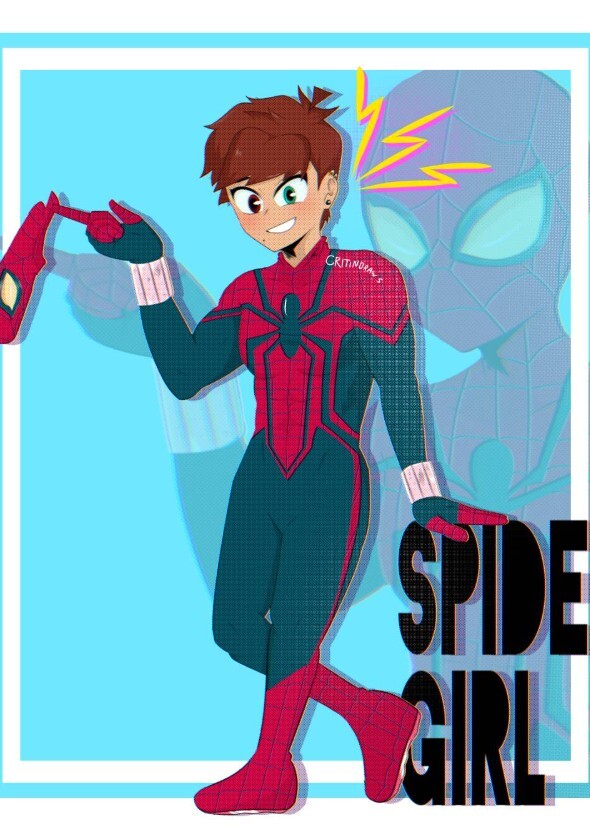 Emma Stone as spider girl Mayday Parker