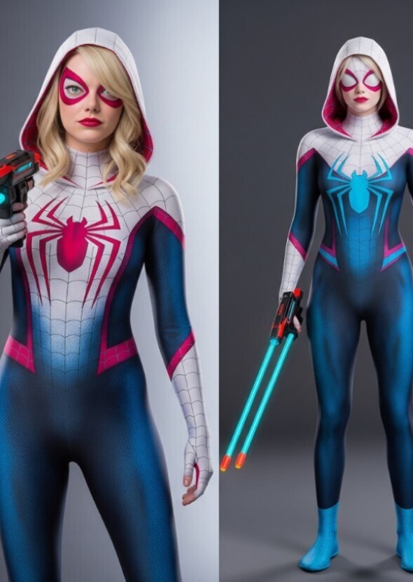 Emma Stone as spider Gwen 2099
