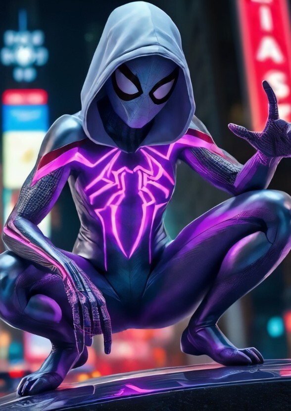 Emma Stone as spider Gwen 2099