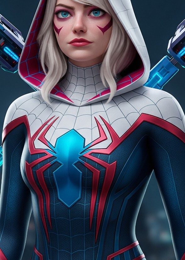 Emma Stone as spider Gwen 2099 MCU