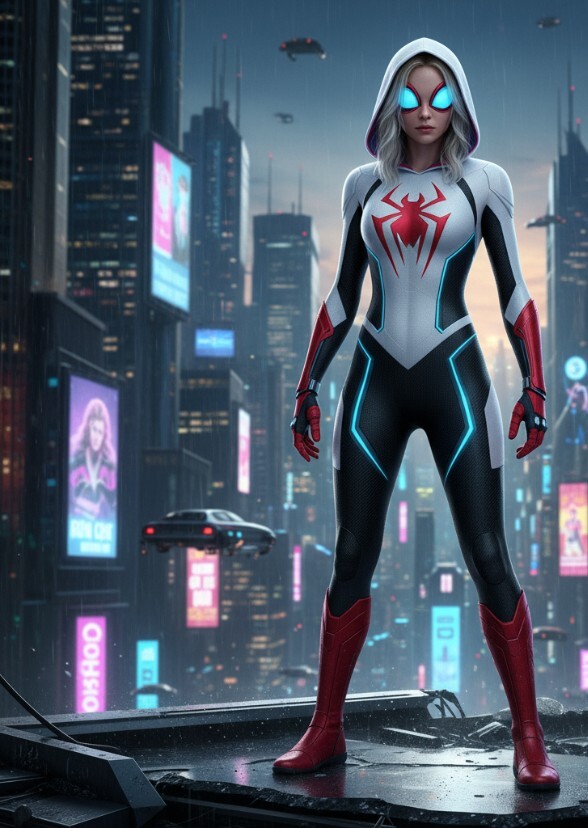 Emma Stone as spider Gwen 2099 MCU