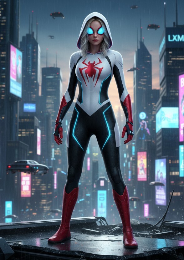 Emma Stone as spider Gwen 2099 MCU