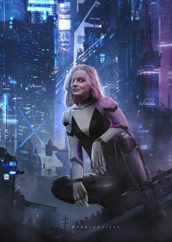 Emma Stone as spider Gwen 2099 MCU