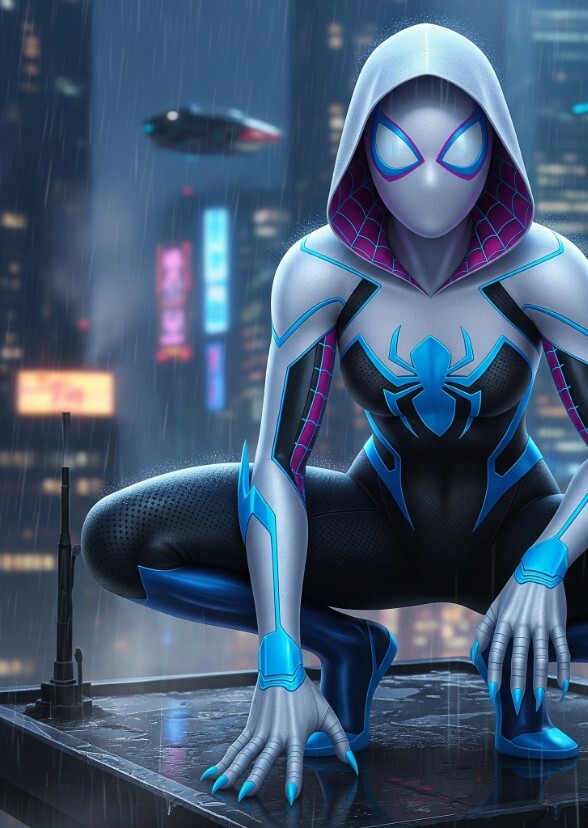 Emma Stone as spider Gwen 2099mcu