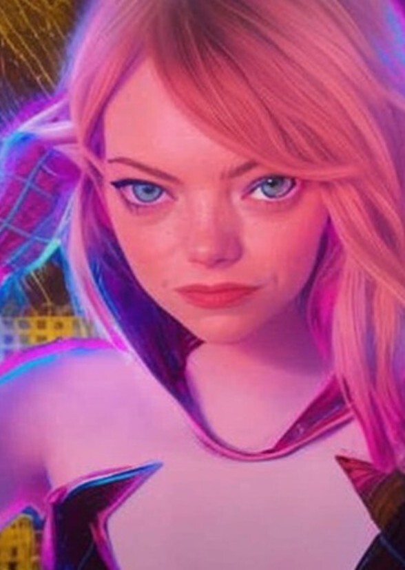 Emma Stone as spider Gwen Earth 65