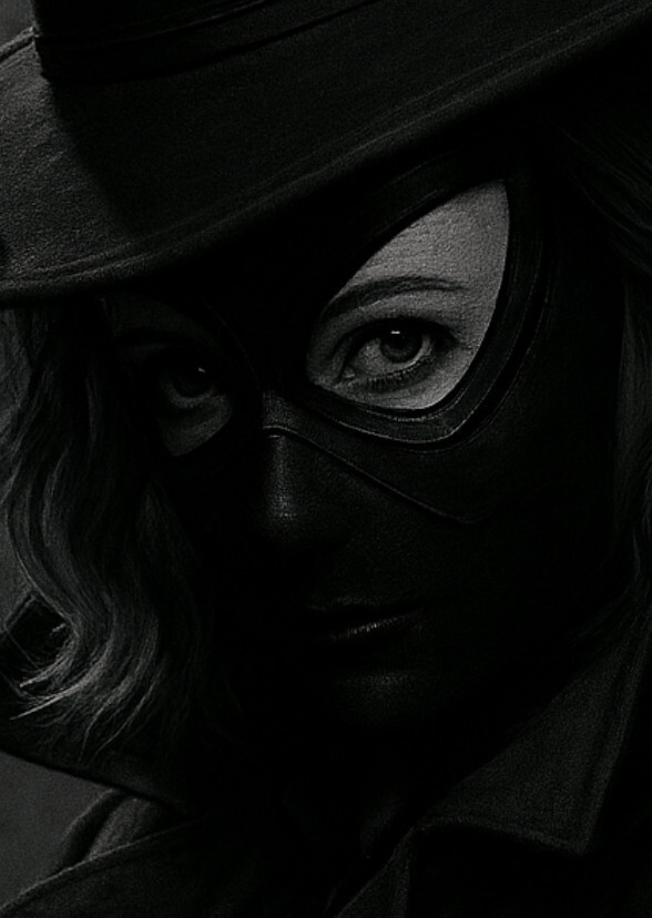 Emma Stone as spider Gwen noir.