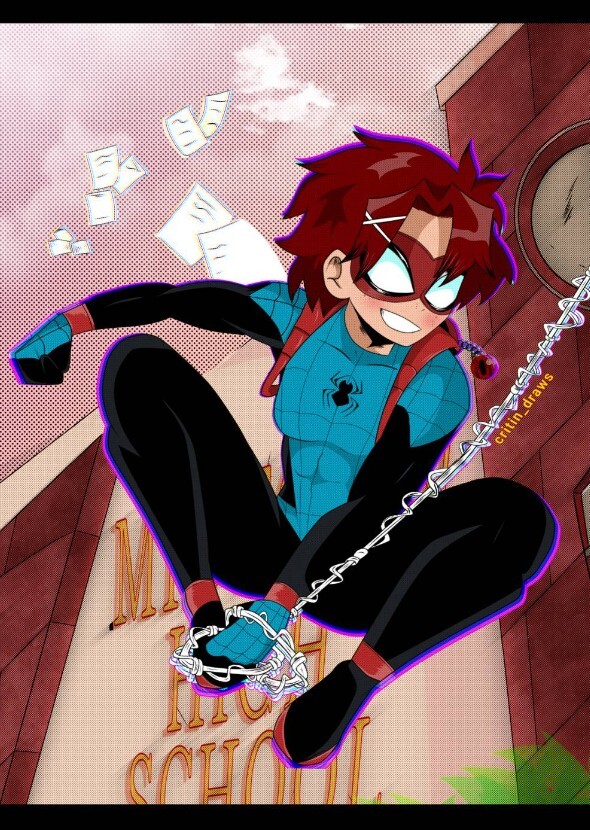 Emma Stone as spiderling Annie May Parker