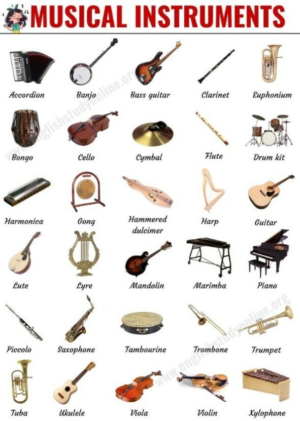 Face Claims sort by Musical Instruments