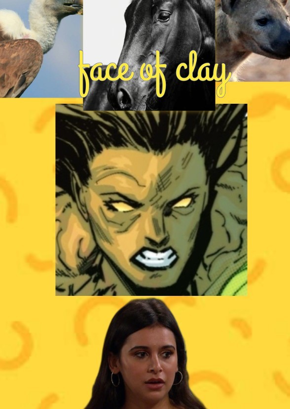 Face of clay