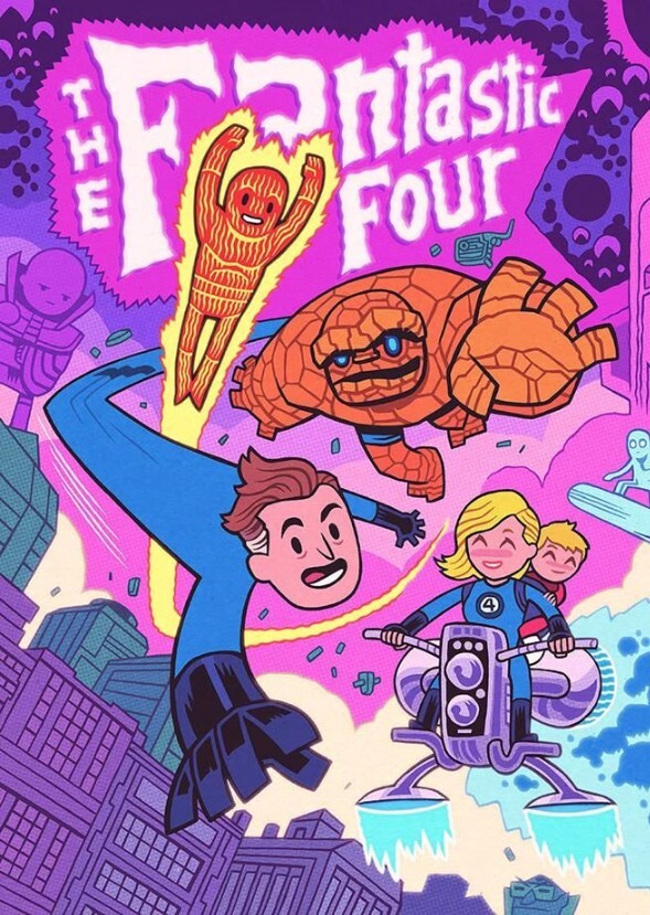 Fantastic four as a comedy