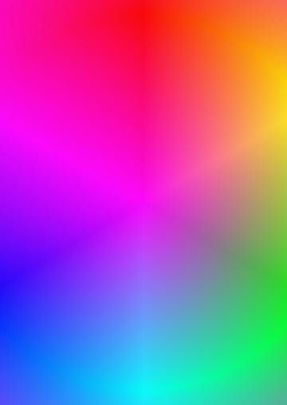 Fictional Characters by Colours of the Rainbow