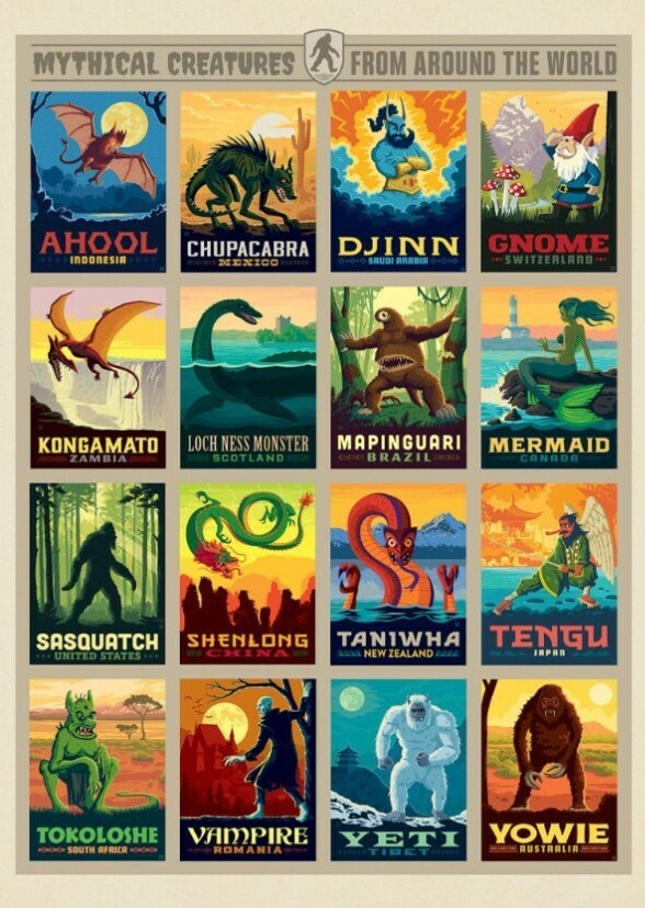 Fictional Characters Sorted by Mythological Races
