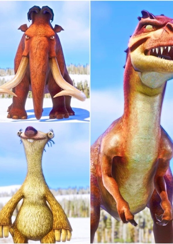 Fictional Characters Voicing Dinosaurs And Ice Age Animals