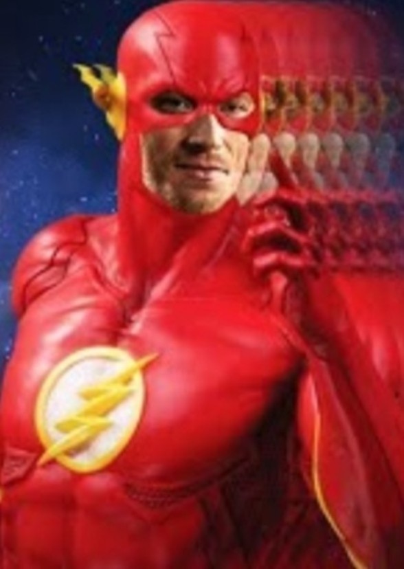 Flash the scarlet speedster