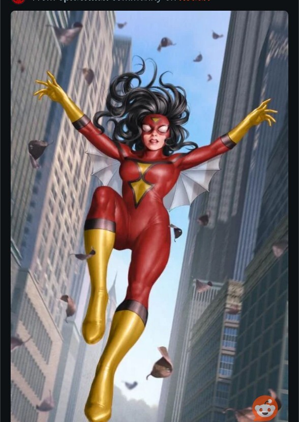 Florence Pugh as spider woman Jessica Drew