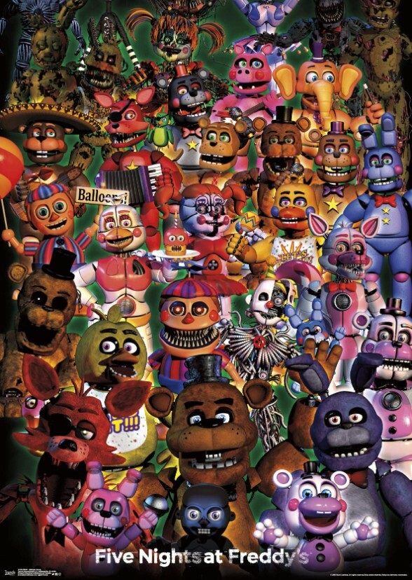 Fnaf characters as celebrities 
