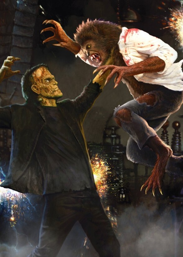 Frankenstein meets the Wolfman