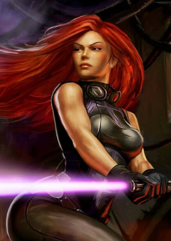 Future Actress Of Older Mara Jade Skywalker. 