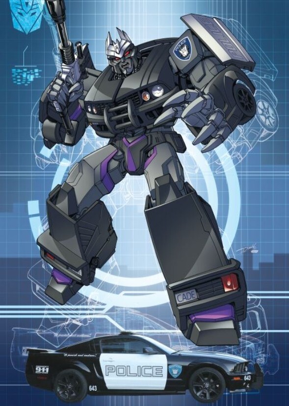 Future Voice Actors Of Barricade In Transformers G1 87.