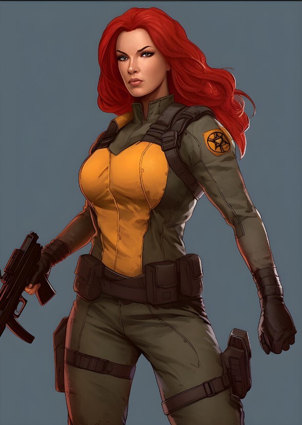 Future Voice Actress Of Scarlett Shana O'Hara. The Girlfriend Of Snake Eyes