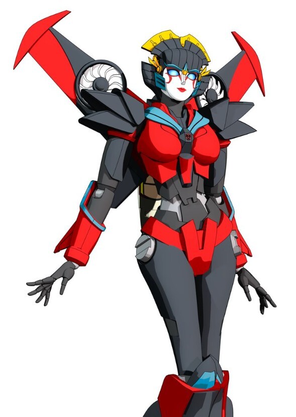 Future Voice Actress Of Windblade. In Transformers 87. 