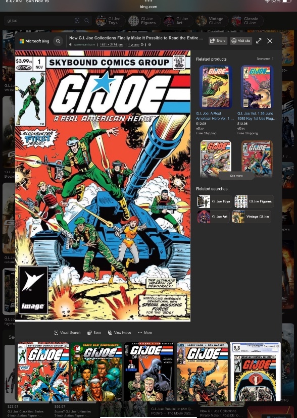 G. I Joe the live action mini series