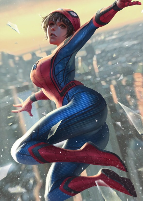 Gender Swapped Spider-Man