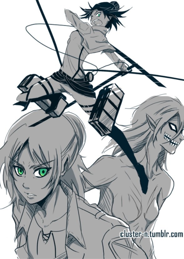 Genderswap Attack on Titan
