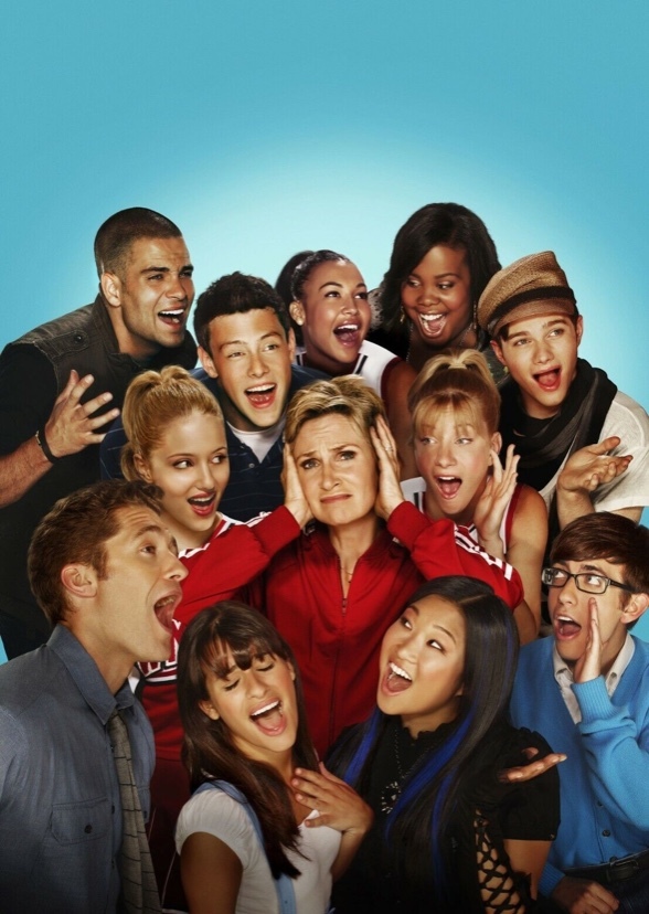 Glee (with Stranger Things cast)