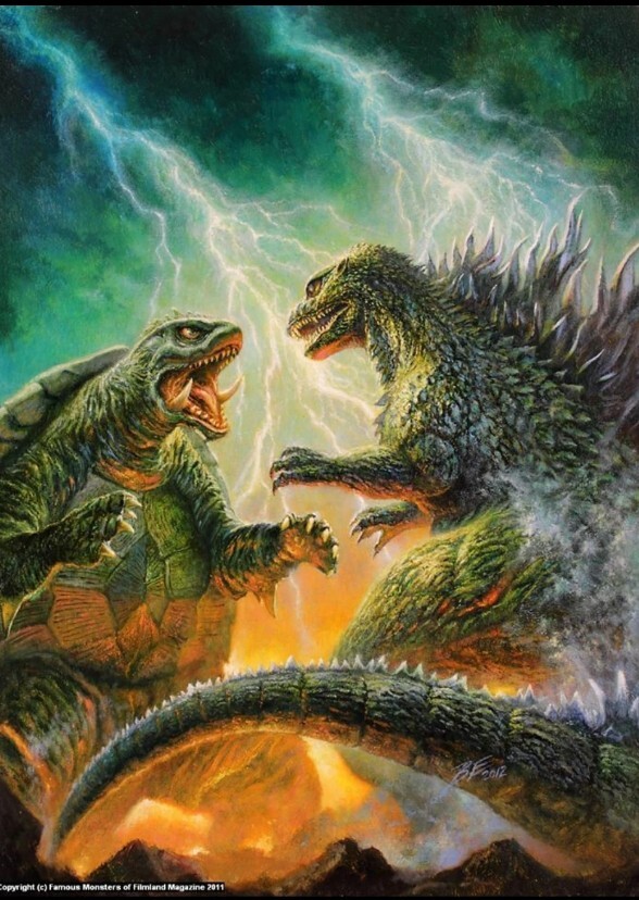 Godzilla vs Gamera 2002 AU: Guardian Monsters All-Out Attack (2001)