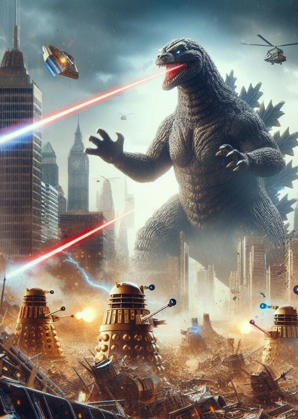 Godzilla vs the Daleks