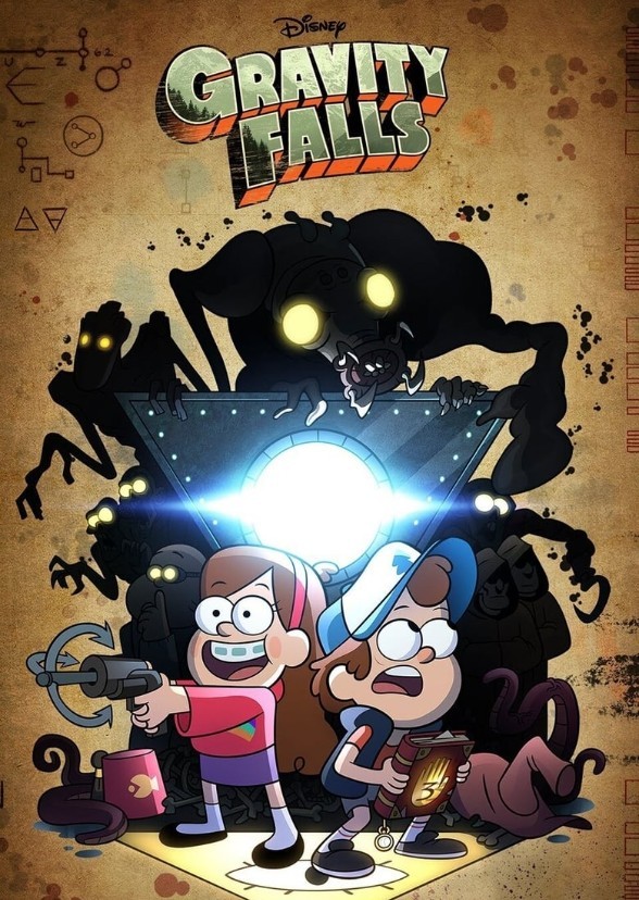 Gravity Falls (Live) (Action) (Adult) (Black) (Cast)