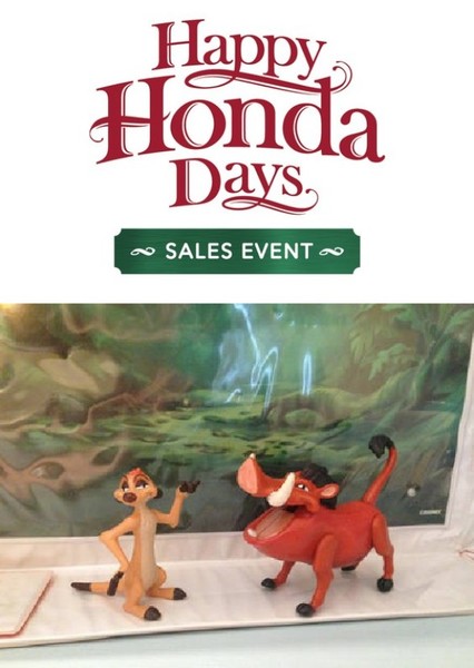 Happy Honda Days With Timon & Pumbaa Fan Casting Poster