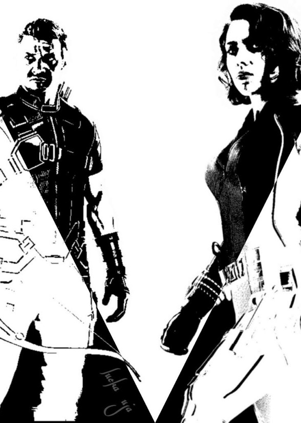 Hawkeye and Black Widow