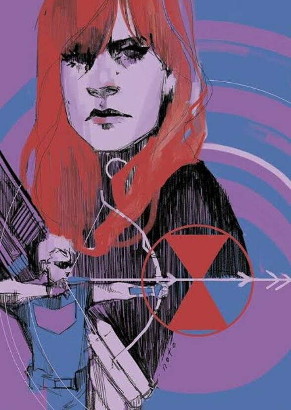 Hawkeye and Black Widow 