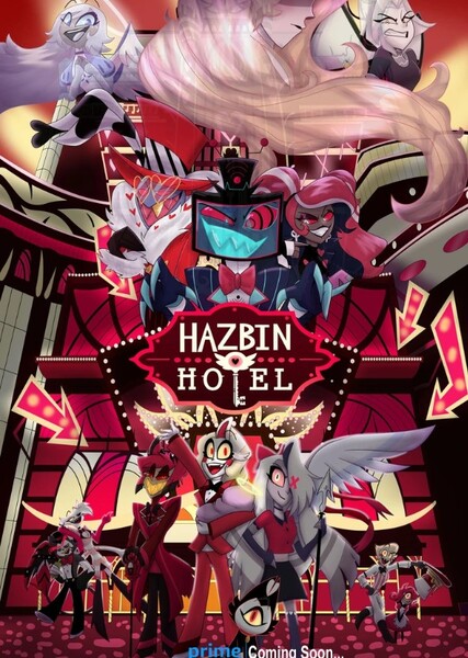 Hazbin Hotel Geldbörse - Cartoon Anime Mehrschichtige PU Leder Brieftasche