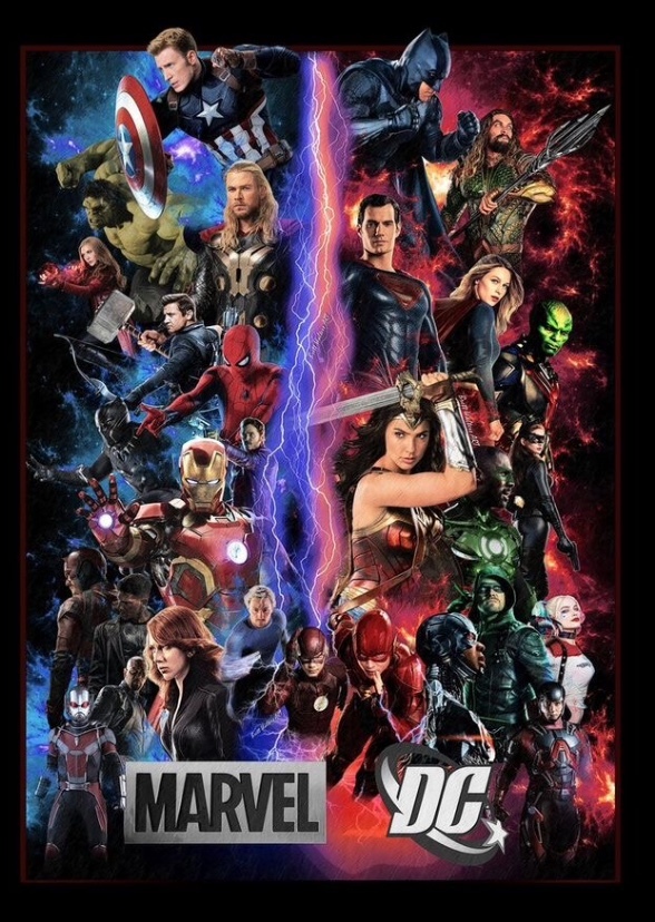 Marvel & DC Comic Franchise Universe 