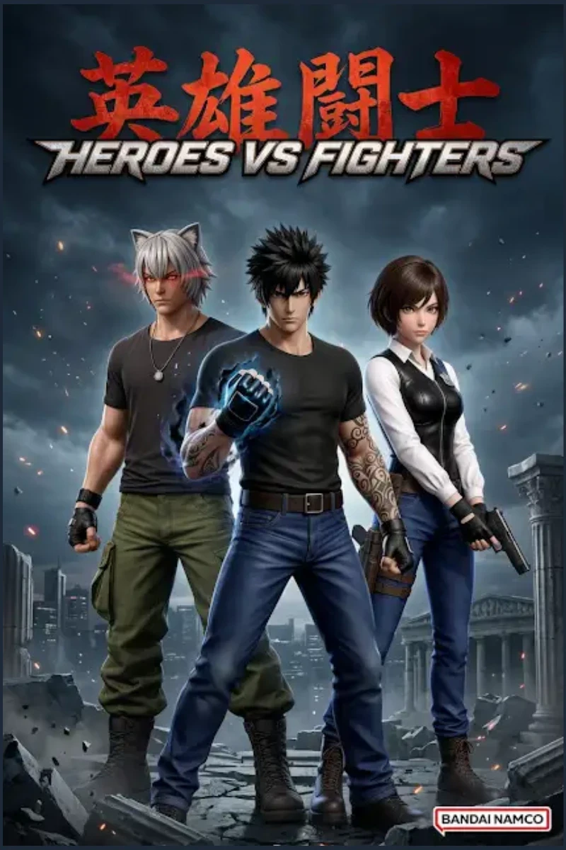 Heroes Vs Fighters Squad (Video Game Japanese Dub)