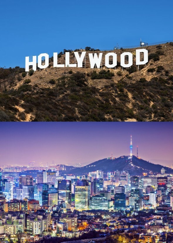Hollywood stars as Korean celebrities