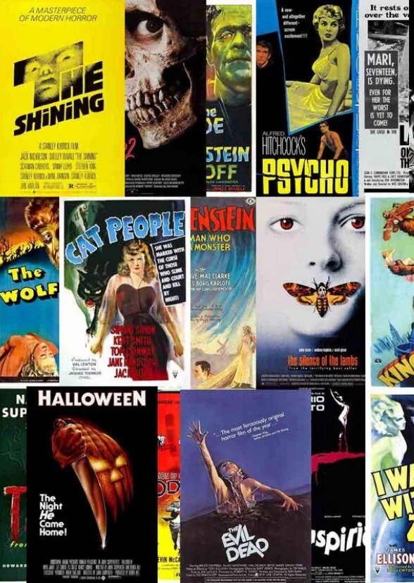 Horror Movies Sorted by Decades