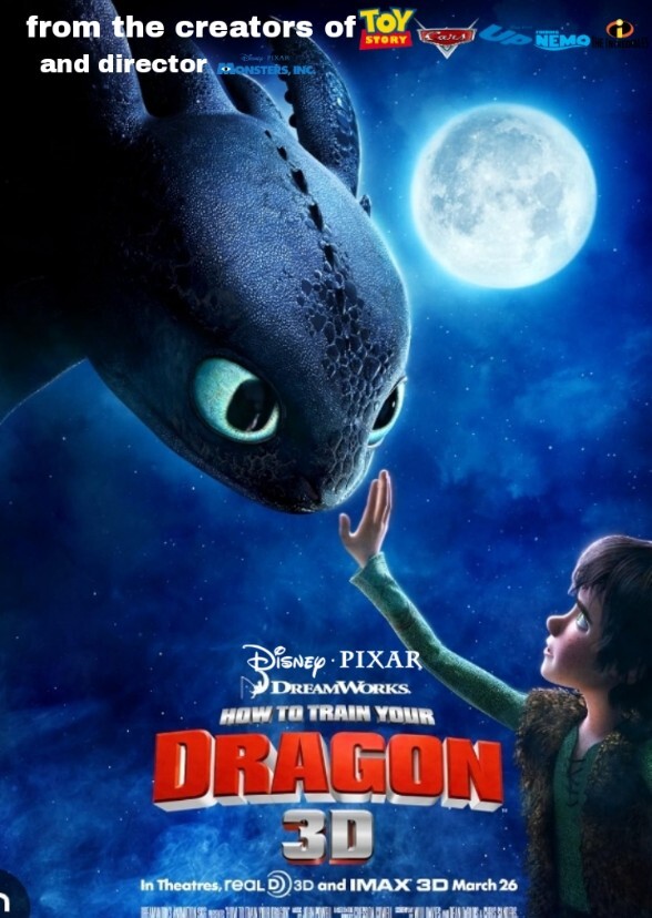 How to train your dragon (disney pixar)